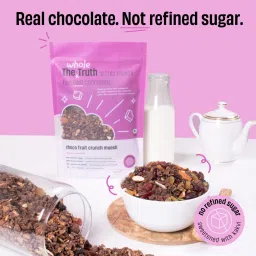 The Whole Truth Foods - Breakfast Muesli - Choco Fruit Crunch - 350g - Made with REAL Chocolate - No added flavour, No artificial colour, No preservatives image 5