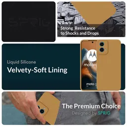 SPRIG Motorola G34 Impact Resistant Back Case Mobile Accessories image 2
