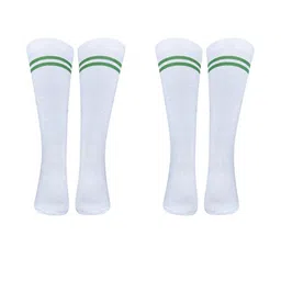 MUKHAKSH Unisex White Socks image 2