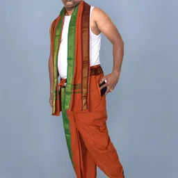 TUNI MANI Men Cotton Dhotis image 3