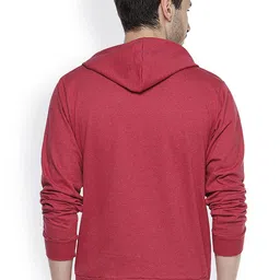 Campus Sutra Men Printed Hooded Sweatshirt image 3