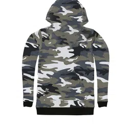 CoolTees4U Kids Military Printed Hooded Pullover image 5