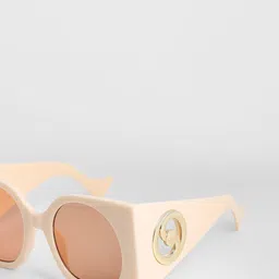 French Accent Men Round Sunglasses with Polarised Lens image 5