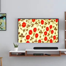 Kalra Magic Red & Yellow Printed Dustproof & Waterproof 32 Inch Tv Cover-picture-17