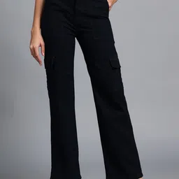 HERE&NOW Women Straight Fit Mid-Rise Stretchable Jeans-image-95