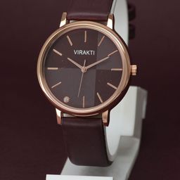 VIRAKTI Women Leather Straps Analogue Watch G-08-MAROON-28.-picture-13