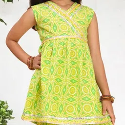 Cutiekins Girls Geometric Printed A-Line Kurta with Dhoti Pants image 5