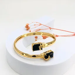 Anouk 18k Gold-Plated American Diamond Cuff Bracelet-picture-17