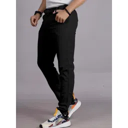 NavaSo Men Textured Tailored Easy Wash Trousers image 5