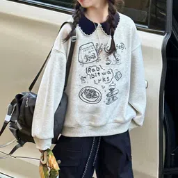LULU & SKY Girls Printed Sweatshirt image 5