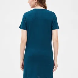 Dreambe Women 2 Printed Extended Sleeves Applique T-shirt image 3