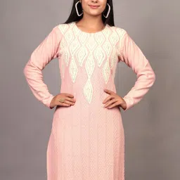 The Zigar Studio Women Woven Design Kurta with Trousers & Dupatta image 5