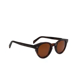 Ted Smith Unisex Round Sunglasses with Polarised Lens image 3