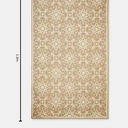 Fabindia Beige & White Nadir Embroidered Dhurries image 5