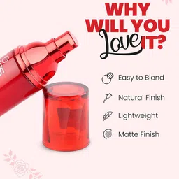 MARS Light Matte Mousse Foundation- 60ml - Nude Beige 104 image 4