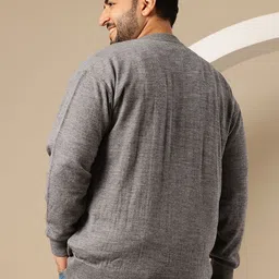 Sztori Plus Size Acrylic Cardigan image 2