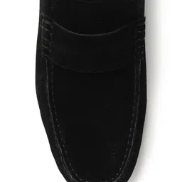 GABICCI Men Leather Round Toe Slip-On Loafers image 4