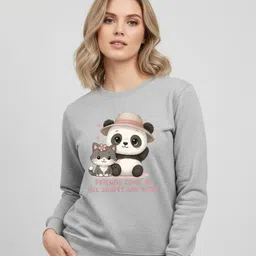 SZN Women Printed Sweatshirt image 3
