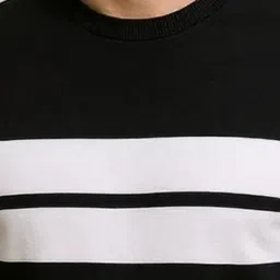 AUTNA Men Striped Round Neck Sweatshirt image 5