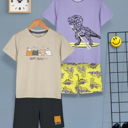 HELLCAT Boys Printed T-shirt with Shorts-picture-36