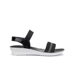 PENNEN Women Open Toe Wedges Sandals With Backstrap image 3