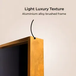 THE NEXT DECOR Black Luminescent Flight Glass Finish Vertical Wall Art image 2