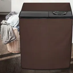 The Furnishing Tree Washing Machine Cover Coffee Compatible for LG 7.5 KG Semi-Automatic Top Loadin image 4