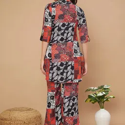 KALINI Printed Three Quarter Sleeve Tunic & Trouser Co-Ords image 4
