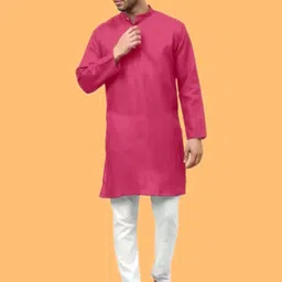 ANUJ FASHION Men Solid A-Line Kurtas-picture-16