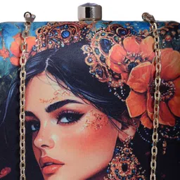 ARTKLIM Printed Box Clutch image 2