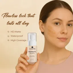 COLORFLIX High Coverage Oil Control Long-Stay Lightweight HD Matte Foundation - 30ml image 3