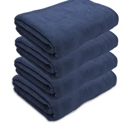 Black gold Navy Blue Towel Set-image-91