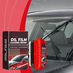 Evorza Automotive Oil Film Cleaning Brush, Glass Cleaning Board, Car Glass Oil Film Removal Cleaner, Powerful Windshield Cleaner & Oil Film Remover, Enhance Visual Effect of Windshield image 2