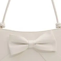 StyleCast Structured Handheld Bag with Bow Detail image 2