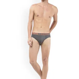 Sporto by Macho Men Pack Of 3 Cotton Basic Briefs-Sporto_M1010-CH(1)-N(1)-R(1)-S image 5