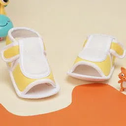 NESKA MODA 3 To 12 Months Baby Boys & Baby Girls Cute Soft Cotton Pre-Walker Velcro Booties image 4