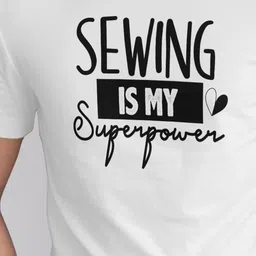 Seekbuylove Men Sewing Is My Superpower Printed Bio Finish Regular Fit T-shirt image 5