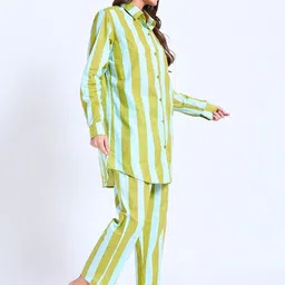 GLSGM Printed Striped Cotton Night Suits. image 5