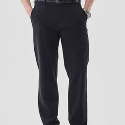 Snitch Men Slim Fit Mid-Rise Formal Trousers-picture-10