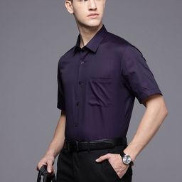 Louis Philippe Pure Cotton Classic Fit Formal Shirt-picture-13
