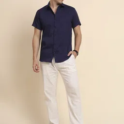 HERE&NOW Men Classic Textured Regular Fit Shirt image 2