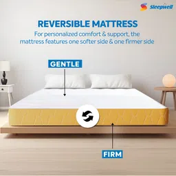 Sleepwell Dual Reversible 8 inch Double High Density Foam Mattress image 2