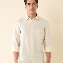 U.S. Polo Assn. Tailored Fit Spread Collar Linen Casual Shirt-picture-10