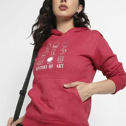 Campus Sutra Printed Hooded Cotton Pullover Sweatshirt-picture-30