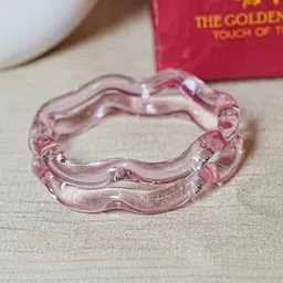 THE GOLDEN CASCADE Set Of 2 Glass Bangle image 2