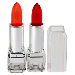 Facejewel Set Of 2 Colour Change Gel Lipstick - 3.5g Each - Orange - Red image 1