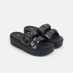 Mochi Printed Flatform Mules-picture-18