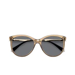 Polaroid Women Grey Lens & White Cateye Sunglasses with UV Protected Lens image 4