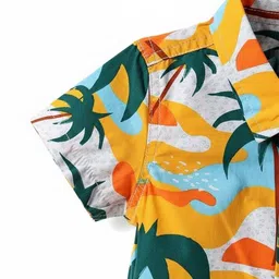 HOPZONIC Boys Classic Printed Casual Shirt image 4