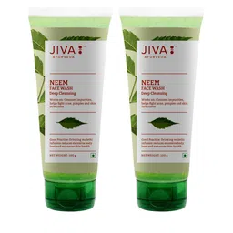 Jiva Set Of 2 Neem Face Wash Deep Cleanses & Controls Acne-100g Each-picture-16